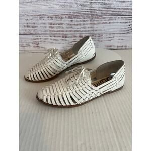 Sam Edelman Rishel woven leather flats White Size 7M